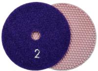 Алмазные гибкие шлифовальные круги ТОЧКИ Pads 5-STEP №2 D100 Алмазные гибкие шлифовальные круги ТОЧКИ Pads 5-STEP №2 D100
